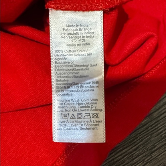 J Crew Factory Classic Cardinal  Long-sleeve tartan and jewels henley Size small - Picture 6 of 8